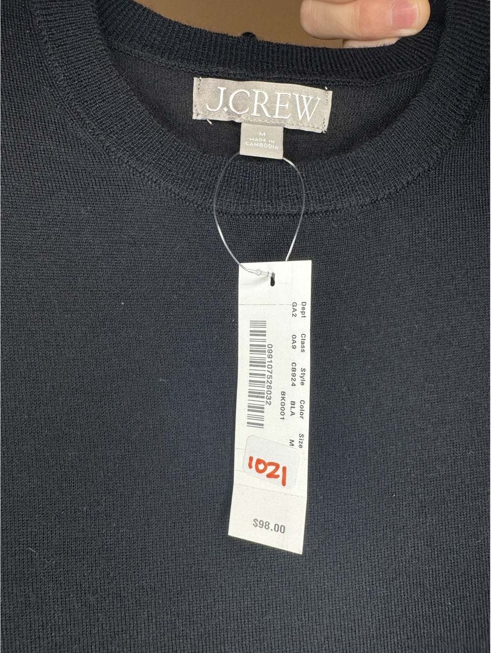 J Crew Sweater Black Size M - Picture 3 of 4
